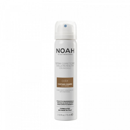 Spray corector cu vitamina B5 pentru acoperirea radacinii parului - CASTANIU DESCHIS, Noah, 75 ml