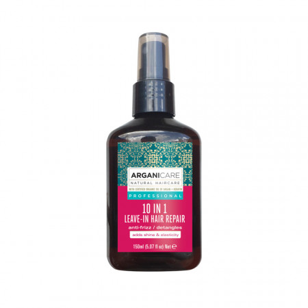 Spray reparator 10 in 1 fara clatire cu Keratina, Arganicare, 150 ml