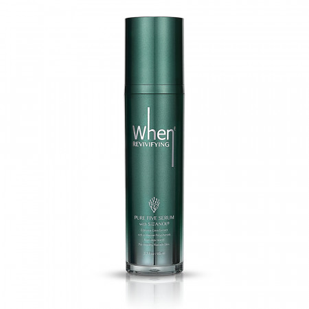 Ser facial pur Seanol cu acid hialuronic si vitamina C pentru rejuvenare, Revivifying, 80 ml, When