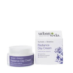 Crema de zi nutritiva cu extract de turmeric organic - ten uscat, Radiance - Urban Veda, 50 ml