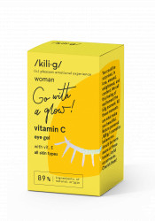 Contur de ochi, gel, cu Vitamina C, KILIG WOMAN, 15 ml
