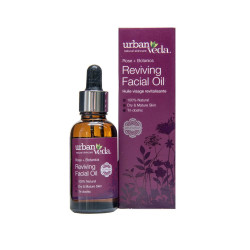 Ulei facial cu ulei de trandafir de Damasc organic - ten matur, Reviving - Urban Veda, 30 ml
