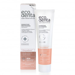 Pasta de dinti cu efect de albire pentru dinti sensibili, Ecodenta, 100ml