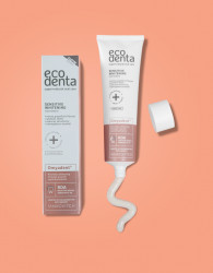 Pasta de dinti cu efect de albire pentru dinti sensibili, Ecodenta, 100ml