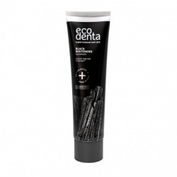 Pasta de dinti pentru albire Extra Black cu carbune si Teavigo, Extra, Ecodenta, 100ml