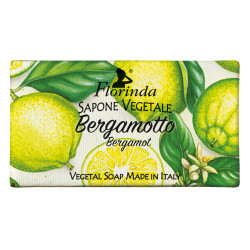 Sapun vegetal cu flori de bergamota Florinda, 100 g La Dispensa