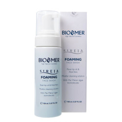 Spuma pentru curatarea fetei cu ulei de macese si Aloe Vera, Sireia - Bio Mer, 150 ml