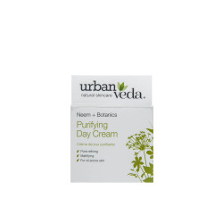 Crema de zi matifianta cu extract de neem organic - ten gras, Purifying - Urban Veda, 50 ml