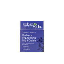 Crema puternic hidratanta de noapte cu extract de turmeric - ten uscat, Radiance - Urban Veda, 50 ml