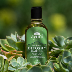 Ulei detoxifiant pentru par gras si scalp iritat, AYUMI, 150 ml