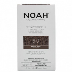 Vopsea de par naturala, Blond inchis, 6.0,Noah, 140 ml