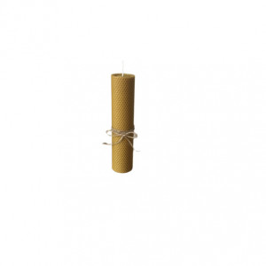 Lumanare pascala, model fagure din ceara de albine naturala, 26 cm, diametru 5,5 cm
