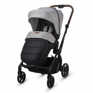 Carucior modular 2in1 Coccolle Saliara Greystone+Cos auto 0-13 kg gb Idan Silver Fox Grey