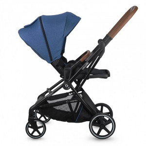 Carucior modular 2in1 Coccolle Saliara Navy+Cos auto 0-13 kg gb Idan Satin Black