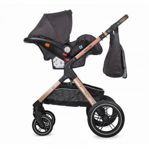 Carucior transformabil 3in1 Coccolle Melora Diamond black