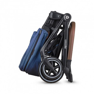 Carucior modular 2in1 Coccolle Saliara Navy+Cos auto 0-13 kg gb Idan Silver Fox Grey