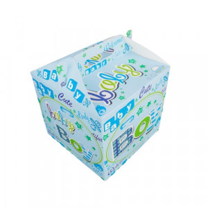 Cutie cadou trusou botez, baby Boy, 26x28 cm