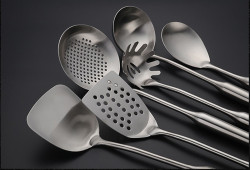 Set ustensile de bucatarie, 6 piese, inox