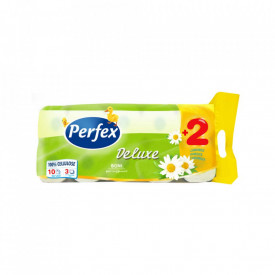 Pachet hartie igienica Perfex Deluxe Musetel 8+2 buc