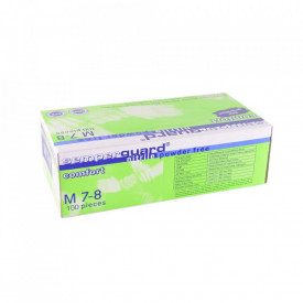 Set 90 bucati Manusi Medicale Nitril Semperguard Comfort Nepudrate Marimea XL