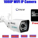 Camera IP 1080p Full HD, 2MP, sony cmos Wifi, P2P, slot de card 64GB, Wireles, ONVIF