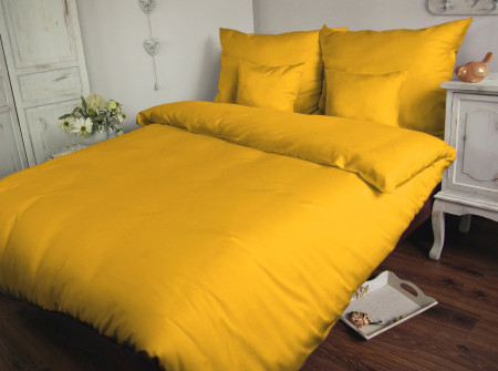 Lenjerie de pat bumbac satinat YELLOW 004/200x220