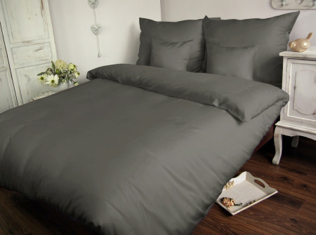 Lenjerie de pat bumbac satinat LIGHT GRAY 037/200x220