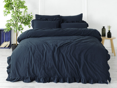 Lenjerie de pat DRESS BLUE/160x200(P) STONEWASHED