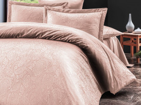 Lenjerii bumbac saten SAL LIGHT PINK/220x200 LUXURY PREMIUM