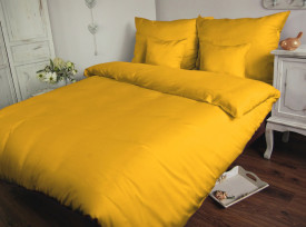 Lenjerie de pat bumbac satinat YELLOW 004/200x220