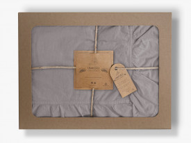 Lenjerie de pat OPAL GREY/200x220(P) STONEWASHED