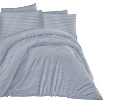 Satin Lenjerie de pat CIZGILI BLUE/180x200 EXCLUSIVE