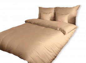 Lenjerie de pat bumbac satinat BEIGE 018/200x220