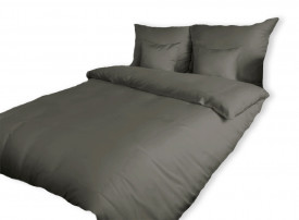 Lenjerie de pat bumbac satinat LIGHT GRAY 037/200x220