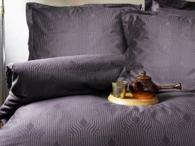Lenjerii bumbac saten BOTILO GREY/220x200 LUXURY PREMIUM