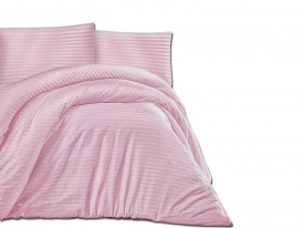 Satin Lenjerie de pat CIZGILI LILA/200x220 EXCLUSIVE