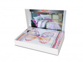 Lenjerie de pat ELDORA FUCHSIA 200x220 Hobby