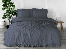 Lenjerie de pat NATURAL GREY/160x200(P) STONEWASHED