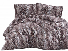 Satin Lenjerie de pat LEOPAR/200x220 EXCLUSIVE