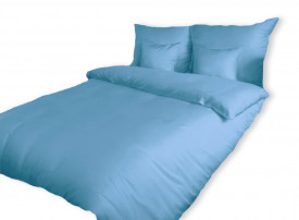 Lenjerie de pat bumbac satinat BLUE 009/200x220