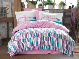 Lenjerie de pat MIKADO PINK 200x220 Hobby