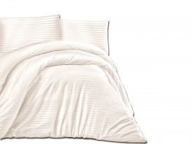 Satin Lenjerie de pat CIZGILI CREAM/180x200 EXCLUSIVE