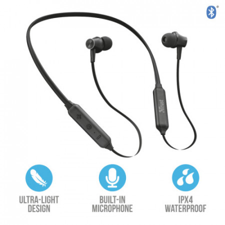 TRUST Ludix Lightweight Bluetooth Wireless Sports Earphones