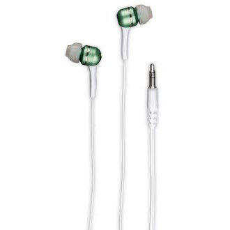 Casti izolatoare in-ear Verbatim, microfon incorporat, NM/ 41824, Verde-Alb