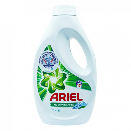 Detergent automat lichid Ariel Mountain Spring, 17 spalari, 935 ml, Alb
