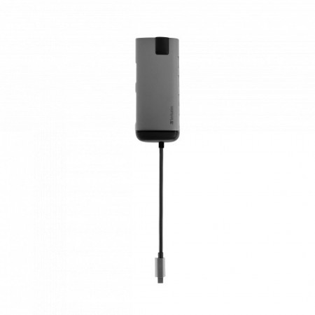 Verbatim USB-C ADAPTER USB 3.1 GEN 1/USB 3.0x3/HDMI/SDHC/MICROSDHC/RJ45