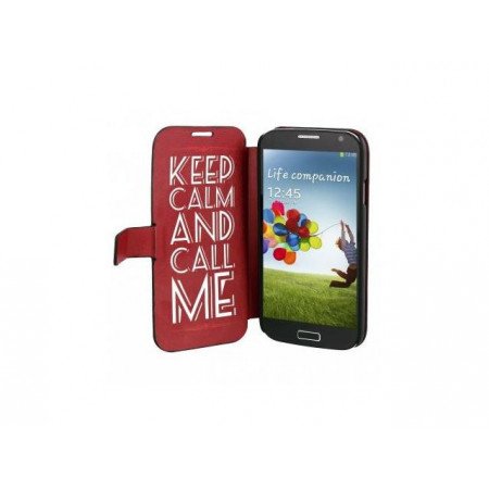 TnB FOLIO CASE KEEP CALM FOR GALAXY S4