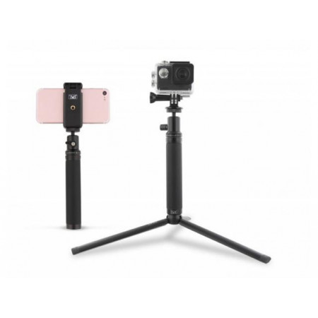 TNB Universal travel pack including 1 tripod, 1 selfie stick, 1 adapter for sport camera, 1 smartph