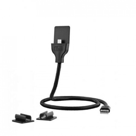 TNB METALIC USB-C USB CABLE charge, synchro and support, 60cm, bk