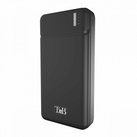 Baterie externa TnB, 20000 mAh, 10 W, 2.1 A, NM/ PBU20000, Negru